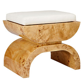 The Biggs Bench by Worlds Away offered by Delicous Designs Home of Hingham, Mass.