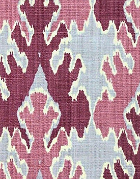 Bengal Bazarr fabric in Magenta by Kravet, part of the designer fabric collection at Delicious Designs Home in Hingham, MA.